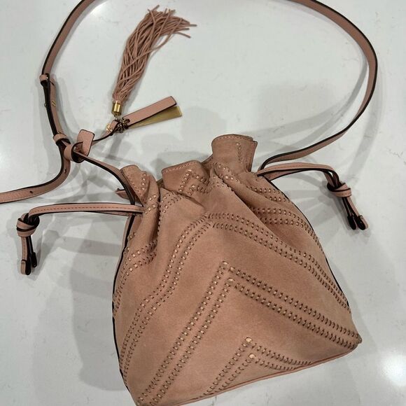 Vince Camuto Nella Hobo Shoulder Bag In Garden Rose EXCELLENT CONDITION - Picture 10 of 16